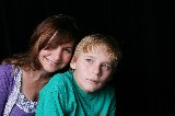Elaine Hall & her son Neal, photo by Cindy Gold