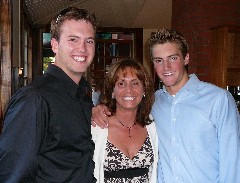 Mary with sons Tommy and Ryan